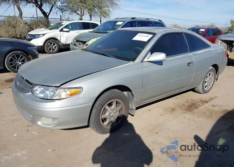 2002 Toyota Camry Solara Se z USA, uszkodzony, nr VIN 2T1CE22P22T015564